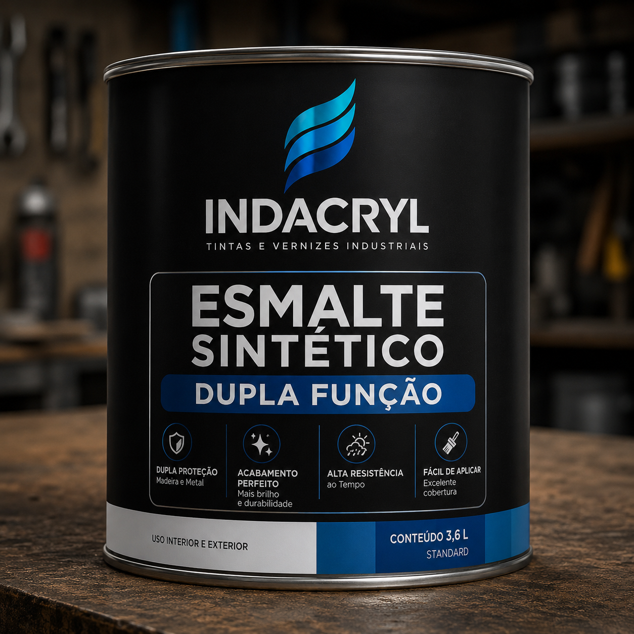 Esmalte Sintético Dupla Função INDACRYL